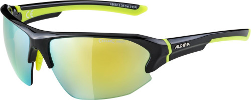 Купить очки alpina lyron hr black-neon yellow gloss/yellow mirror cat.3 в Липецке