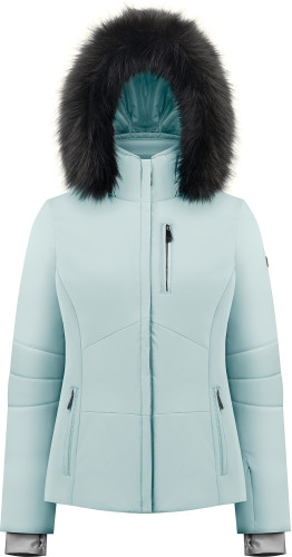 Куртка горнолыжная Poivre Blanc с иск.мехом W24-0802-WO/A голубой в Липецке