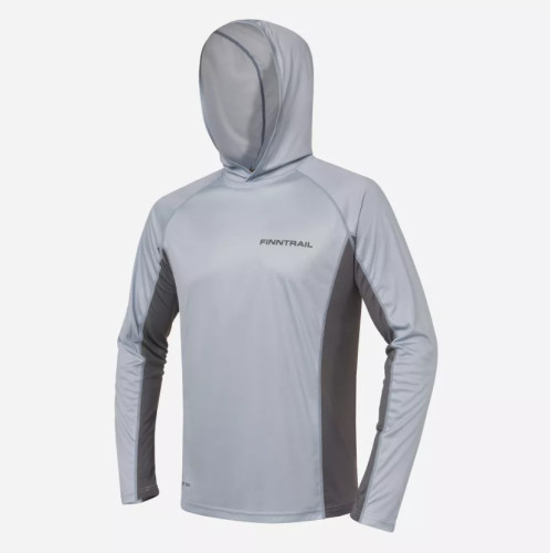 Лонгслив Finntrail мужской Wave Big Logo 6614 Grey в Липецке