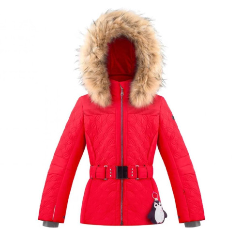 Куртка горнолыжная Poivre Blanc с иск.мехом W21-1003-JRGL/A красный в Липецке