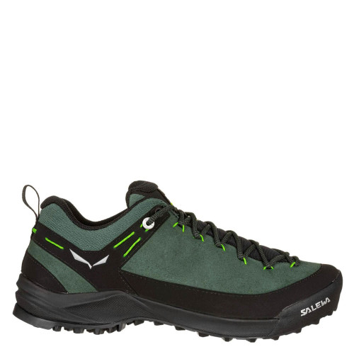 Купить ботинки salewa ms wildfire leather raw green/black в Липецке