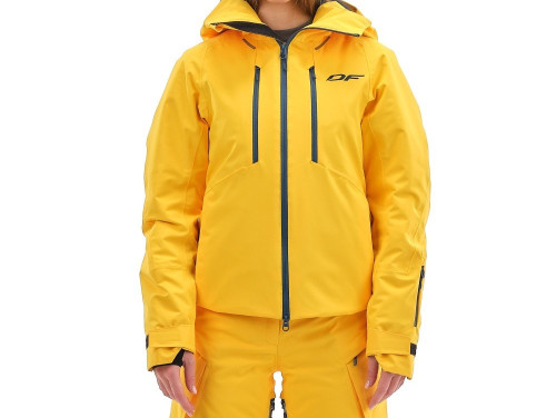 Куртка горнолыжная Dragonfly утепленная Gravity Premium Woman Yellow-Dark в Липецке