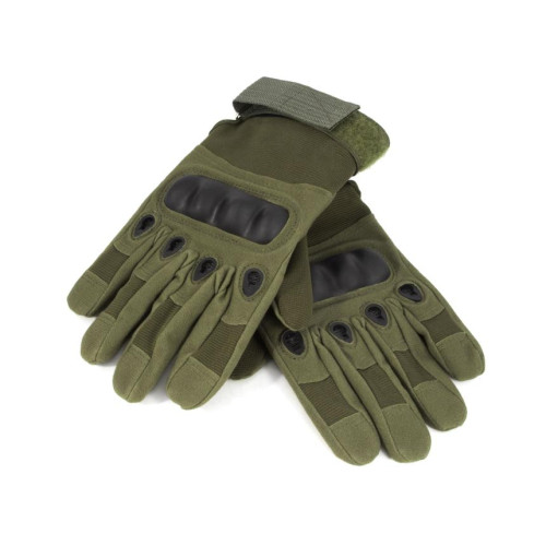 Перчатки Следопыт Tactic Power с защитой суставов зеленые