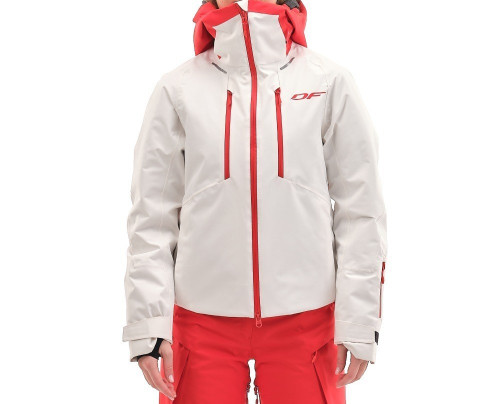 Куртка горнолыжная Dragonfly утепленная Gravity Premium Woman Gray-Red в Липецке