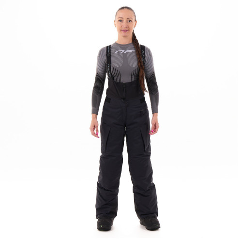 Штаны горнолыжные утепленные Dragonfly Gravity Premium Woman Black 2023 в Липецке