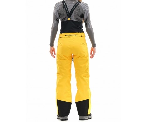 Брюки горнолыжные Dragonfly Gravity Premium Woman Yellow-Dark Ocean в Липецке