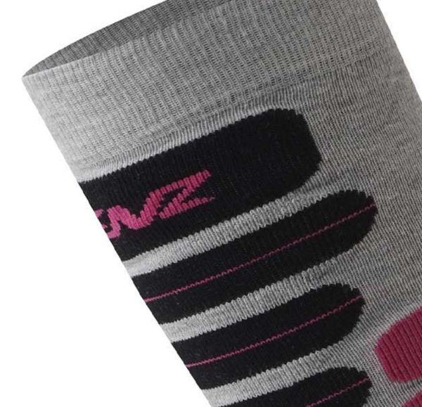 Купить Носки LENZ Skiing 2.0 Light Grey/Pink в Липецке