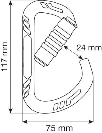  Карабин Camp GUIDE XL 3LOCK - Green в Липецке  