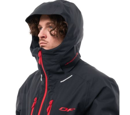 Куртка горнолыжная Dragonfly утепленная Gravity Man Black-Red в Липецке