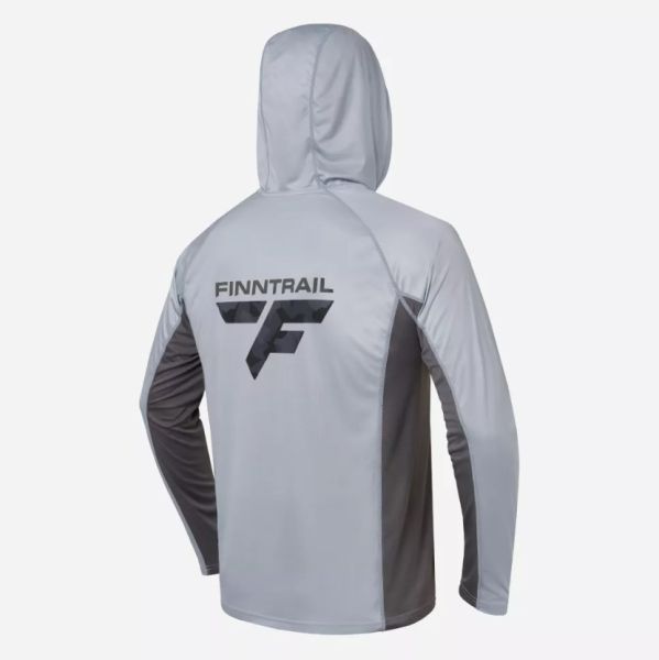 Лонгслив Finntrail мужской Wave Big Logo 6614 Grey в Липецке