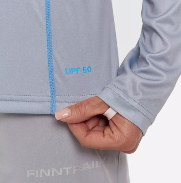 Лонгслив Finntrail женский Venus Hood W 6621 LightBlue в Липецке