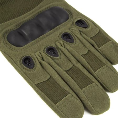 Перчатки Следопыт Tactic Power с защитой суставов зеленые