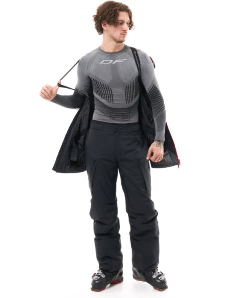 Куртка горнолыжная Dragonfly утепленная Gravity Man Black-Red в Липецке