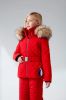 Куртка горнолыжная Poivre Blanc с иск.мехом W21-1003-JRGL/A красный в Липецке