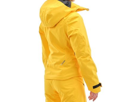 Куртка горнолыжная Dragonfly утепленная Gravity Premium Woman Yellow-Dark в Липецке