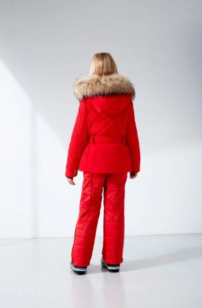 Куртка горнолыжная Poivre Blanc с иск.мехом W21-1003-JRGL/A красный в Липецке