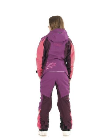 Комбинезон сноубордический Dragonfly Premium Woman Purple&Brown в Липецке
