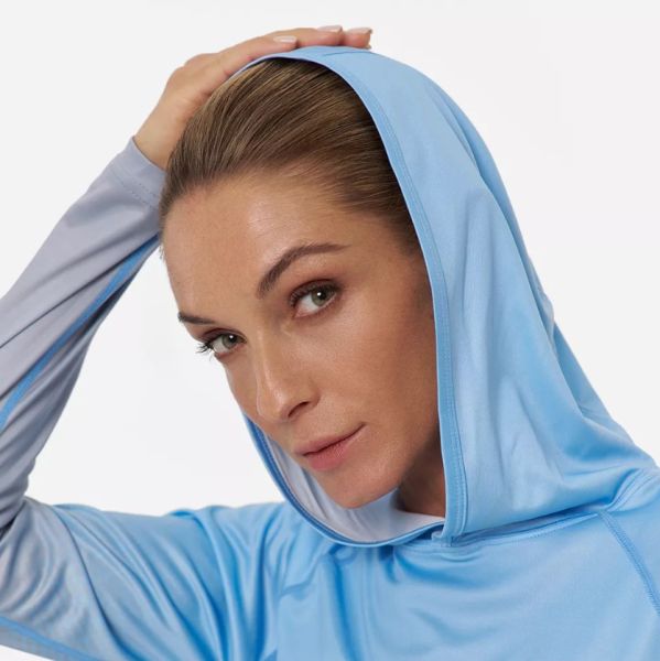 Лонгслив Finntrail женский Venus Hood W 6621 LightBlue в Липецке