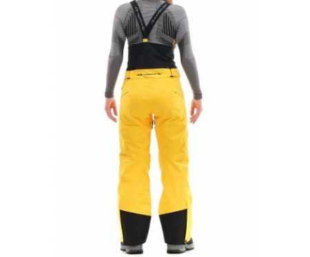 Брюки горнолыжные Dragonfly Gravity Premium Woman Yellow-Dark Ocean в Липецке